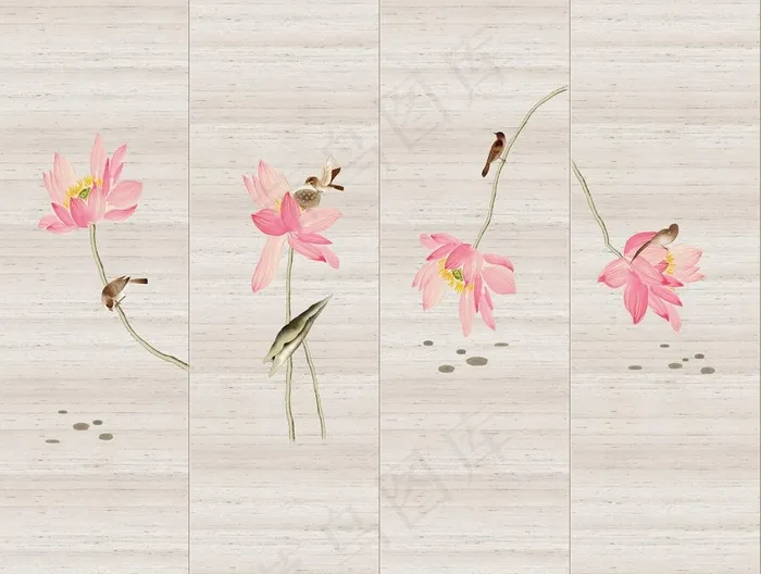 花开富贵装饰画图片(7937X6236(DPI:72))psd模版下载