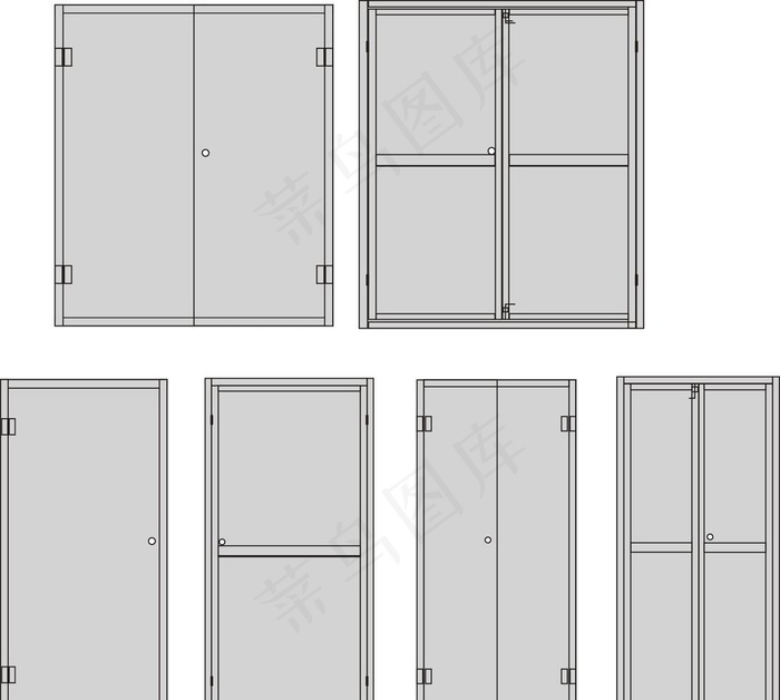 管道井门系列图片