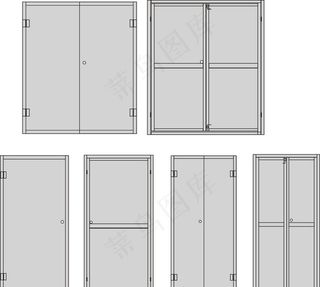 管道井门系列图片