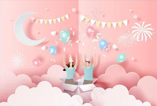 生日快乐背景图片