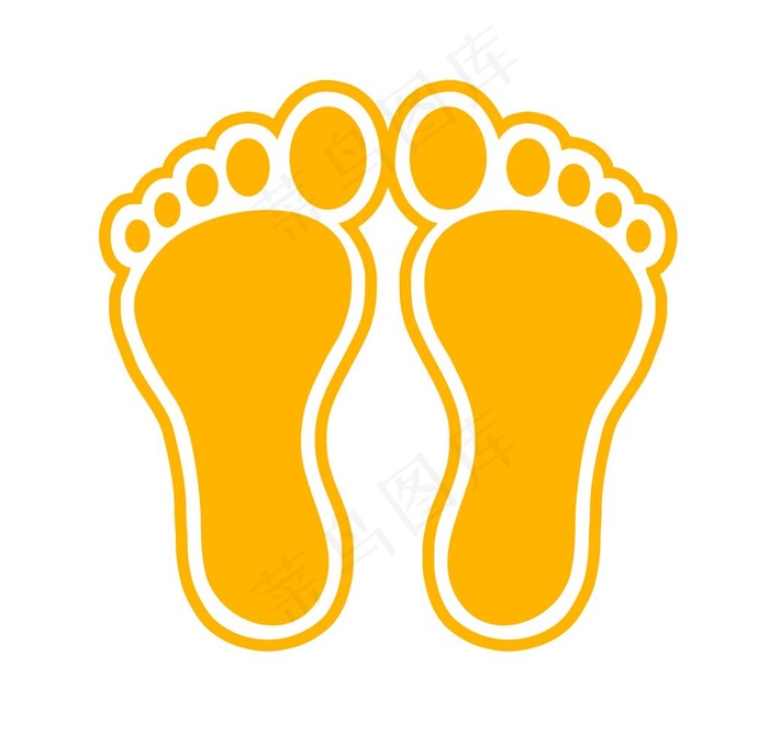 脚印图片