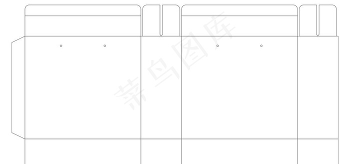 对插箱-礼盒刀版图片