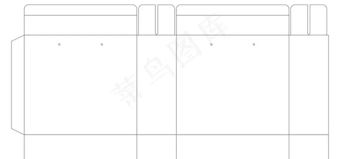 对插箱-礼盒刀版图片 对插箱-礼盒刀版图片