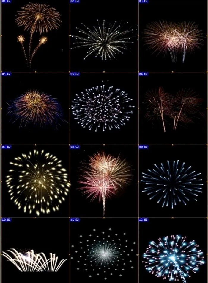 烟花素材图片