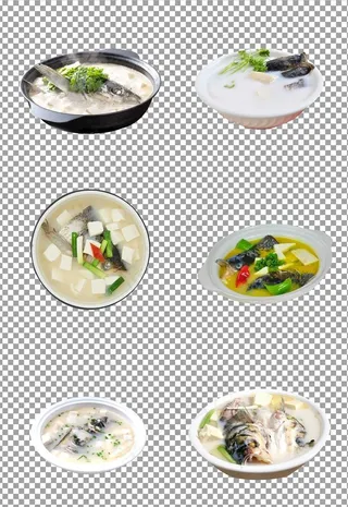 鲜美鱼头豆腐汤图片