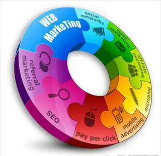 圆形信息图表矢量图片