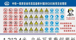 安全警示标志图片