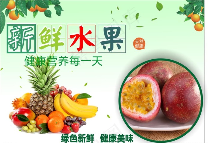 水果海报图片(297X210)cdr矢量模版下载