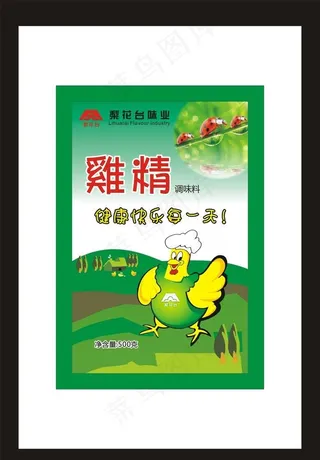 鸡精袋子设计图片