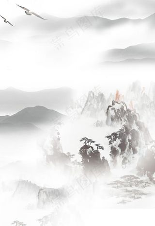 古风山水图片