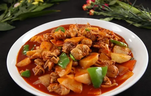 大盘鸡图片 大盘鸡图片