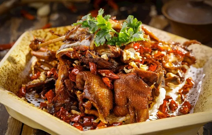 金牌手撕鸭图片