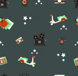 植物无缝印花图案图片