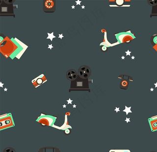 植物无缝印花图案图片