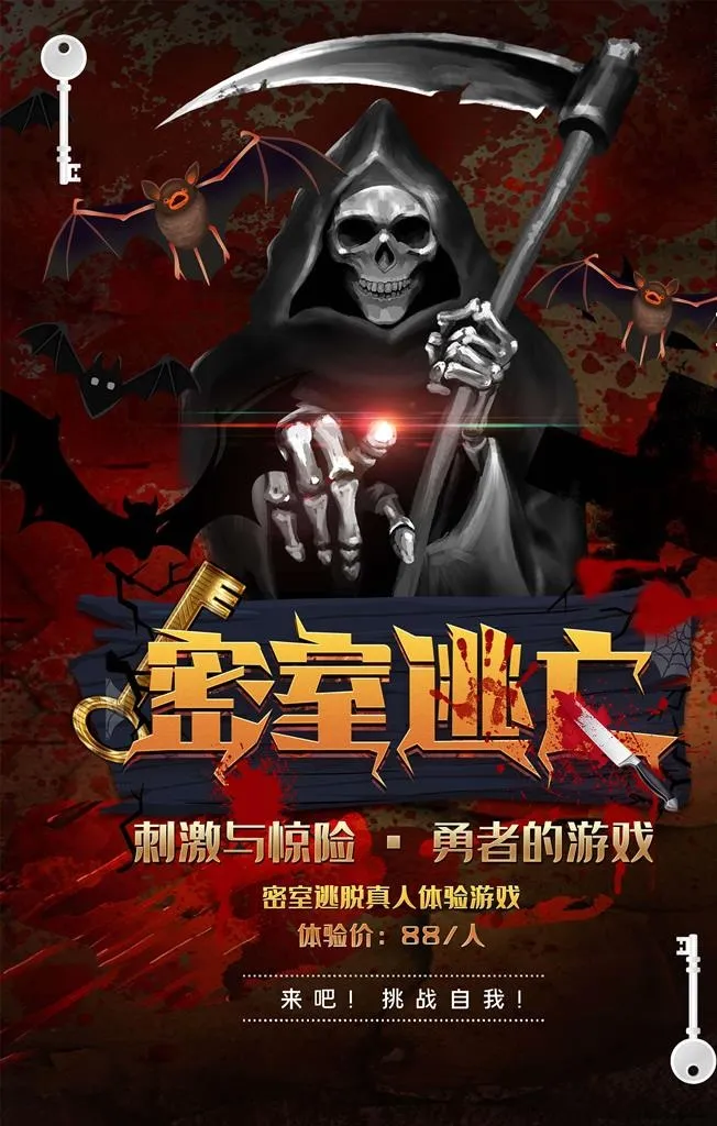 真人密室逃脱图片(3545X5315(DPI:150))psd模版下载