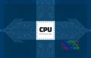 cpu芯片背景图片