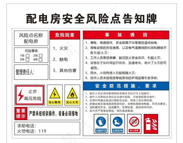 告知牌图片cdr矢量模版下载