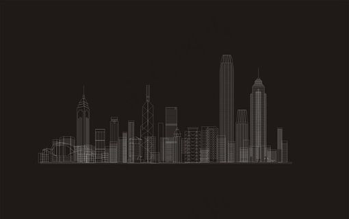 城市建筑  简笔城市 素描建筑图片