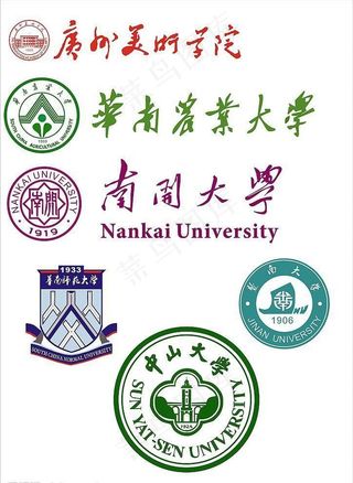 知名大学校徽图片