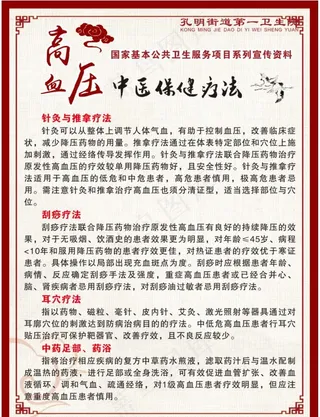 高血压中医保健疗法DM单图片