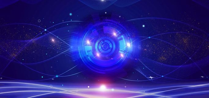 蓝色科技风图片