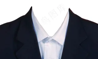 西装白衬衫图片