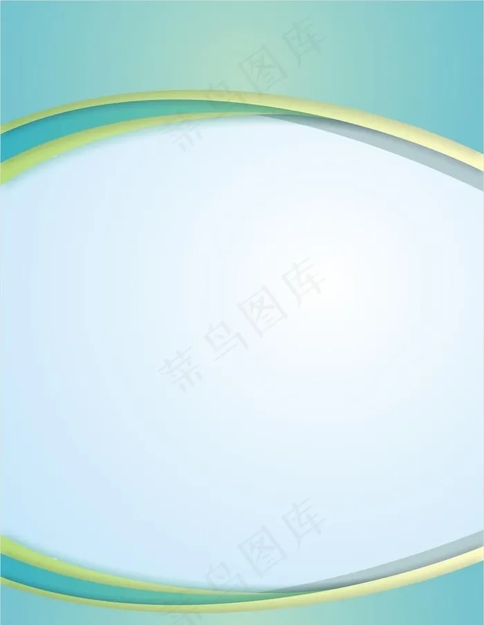 绿色小清新展板背景图片cdr矢量模版下载