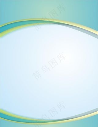 绿色小清新展板背景图片