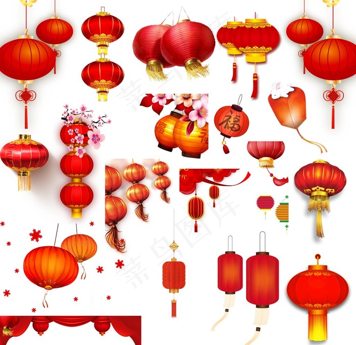 灯笼图片(9000X9000(DPI:762))psd模版下载