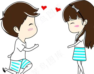 男女卡通图片