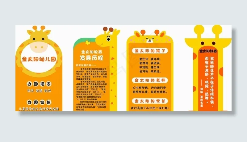 幼儿园文化墙图片cdr矢量模版下载
