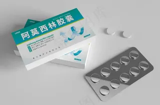 阿莫西林药物药品包装图片