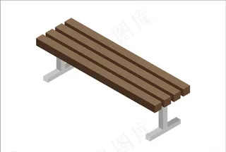 公园休闲凳图片