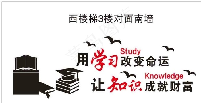 学校文化墙图片cdr矢量模版下载