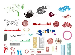 中国风元素合集图片