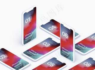 手机UI样机展示图片