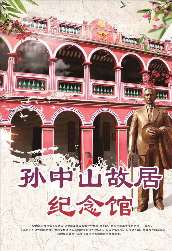 孙中山故居图片(210X297)cdr矢量模版下载