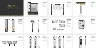小区标识牌图片