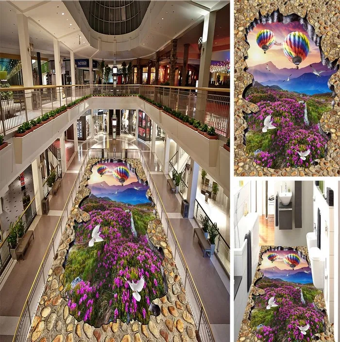 梦幻草原草地花草花丛3D立体画图片(2835X2942(DPI:72))psd模版下载