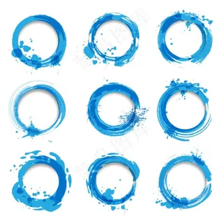 水墨笔刷集合图片