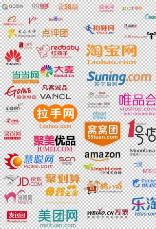 各大网站logo图片