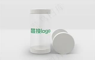透明罐子样机图片
