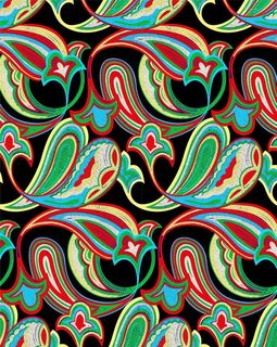 腰果花 佩斯利涡旋纹 图片