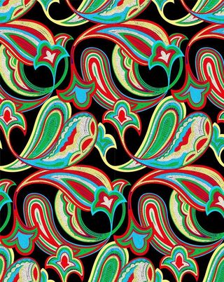 腰果花 佩斯利涡旋纹 图片