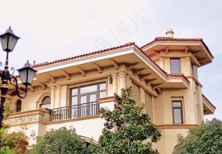 欧式高档别墅照片图片