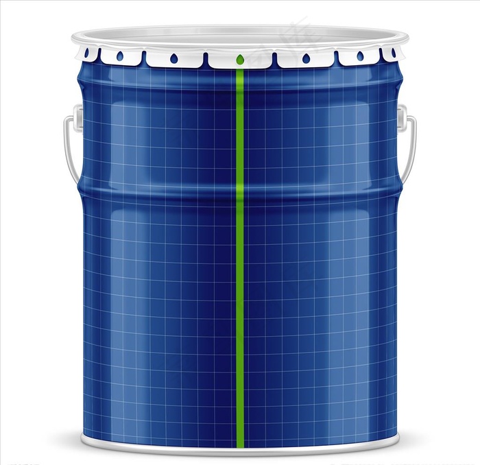 乳胶漆铁桶样机图片