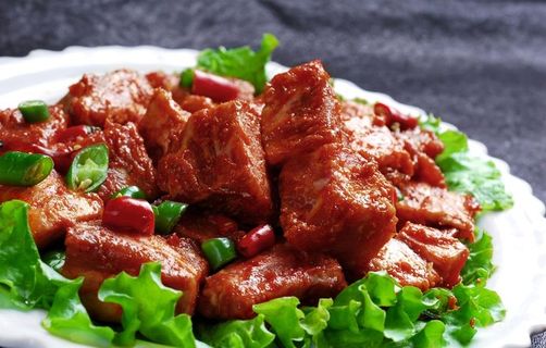 荤菜香辣排骨图片 荤菜香辣排骨图片