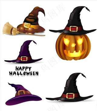 万圣节魔法帽图片