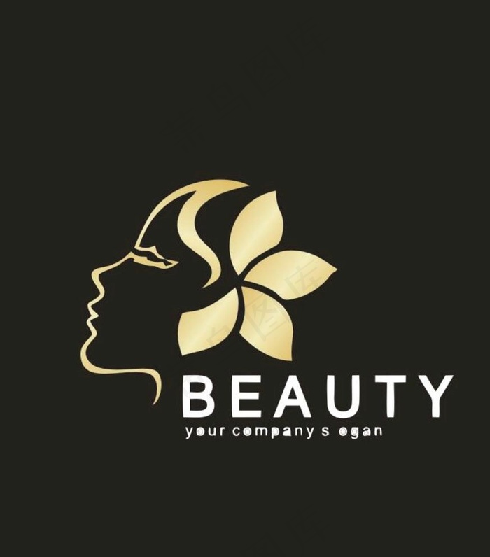 美容工作室LOGO图片cdr矢量模版下载