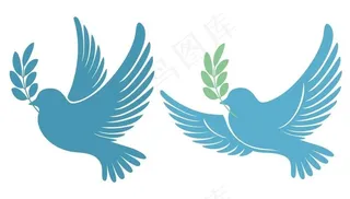 和平鸽飞翔的鸽子图片